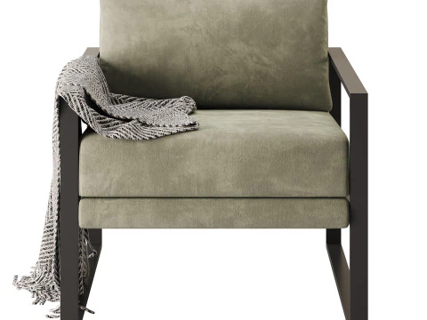 Reclining Lounge Chair 3D Model