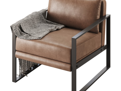 Reclining Lounge Chair 3Dモデル