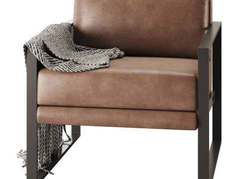 Reclining Lounge Chair 3D Model