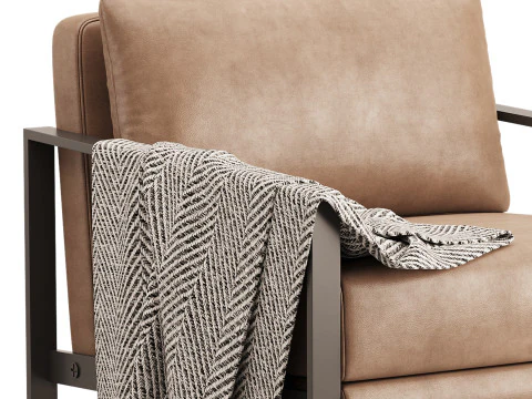 Reclining Lounge Chair 3D Model