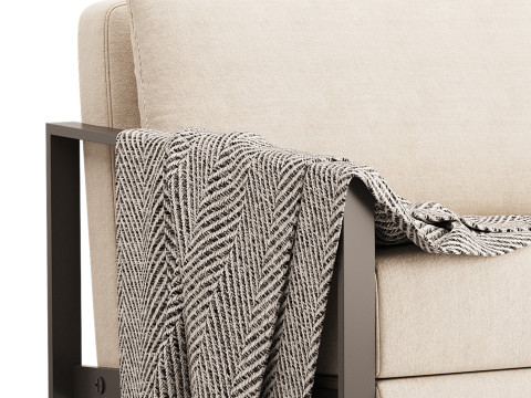 Reclining Lounge Chair 3Dモデル