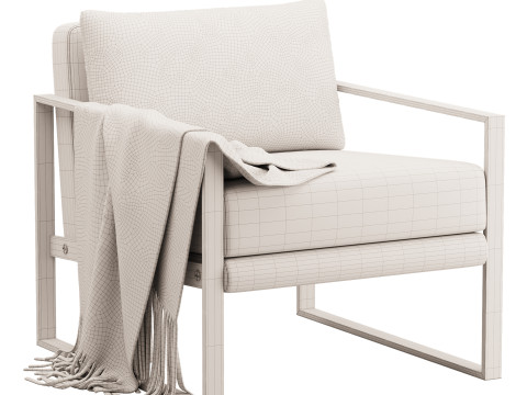 Reclining Lounge Chair 3Dモデル