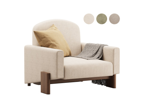 Sakura Armchair 3Dモデル