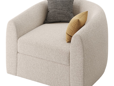 Sennen Swivel Tub Chair Modelo 3D