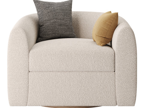 Sennen Swivel Tub Chair Modelo 3D