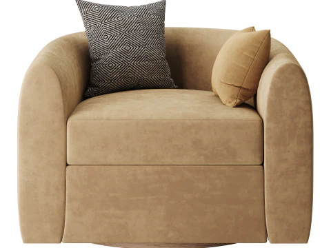 Sennen Swivel Tub Chair 3D Model