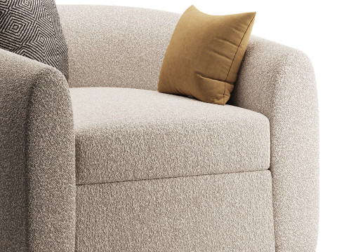 Sennen Swivel Tub Chair Modelo 3D