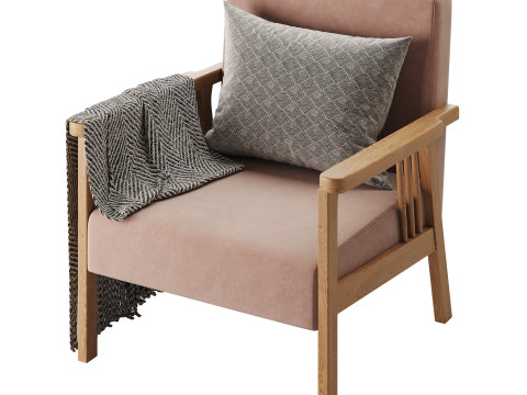 Simplistic Slipper Chair 3Dモデル