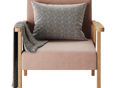 Simplistic Slipper Chair 3D Model