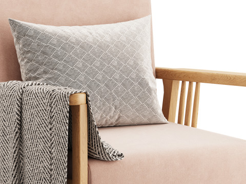 Simplistic Slipper Chair 3Dモデル
