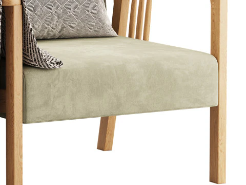 Simplistic Slipper Chair 3D Model