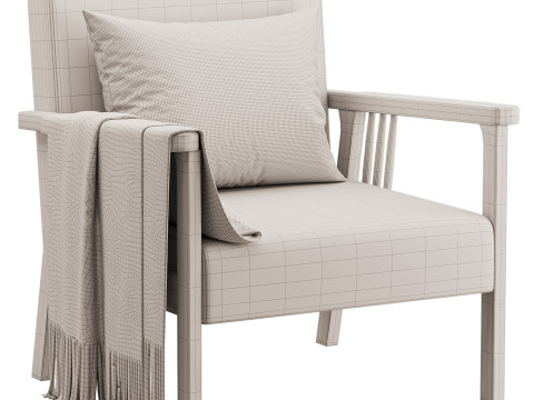 Simplistic Slipper Chair 3Dモデル