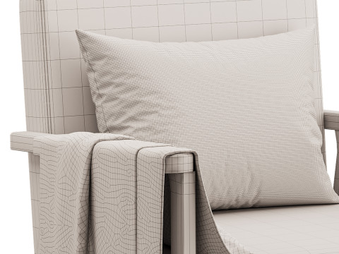 Simplistic Slipper Chair 3Dモデル