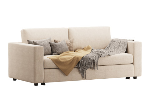 Sleeper sofa Gunnared beige 3Dモデル