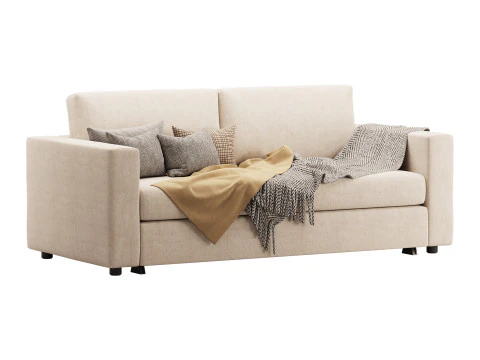 Диван Гуннаред бежевий 3D Модель