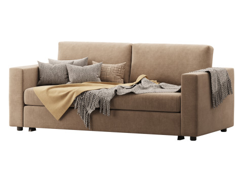 Sleeper sofa Gunnared beige 3Dモデル