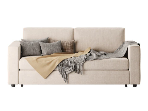 Диван Гуннаред бежевий 3D Модель