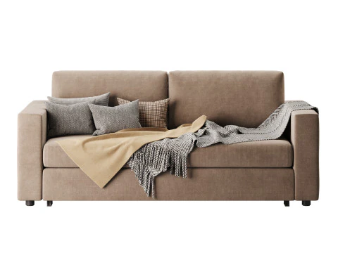 Диван Гуннаред бежевий 3D Модель