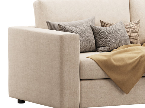 Sleeper sofa Gunnared beige 3Dモデル