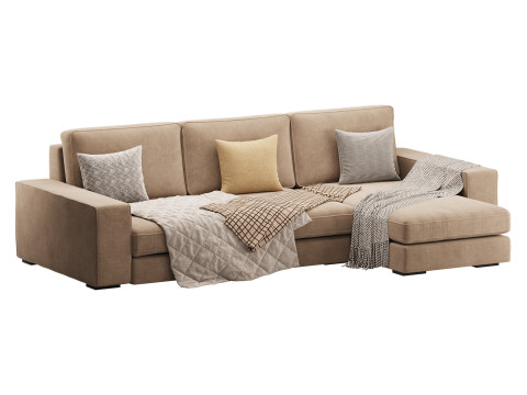 Sofa with chaise 3D Model