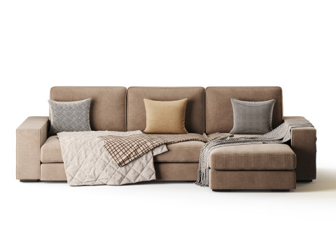 Sofa with chaise 3D Model