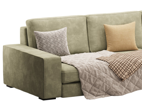 Sofa with chaise 3D Model