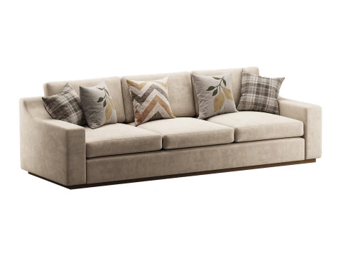 Sofa Ekstra Besar Sutton Model 3D