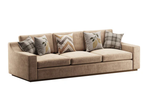 Sofa Ekstra Besar Sutton Model 3D