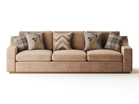 Sofa Ekstra Besar Sutton Model 3D