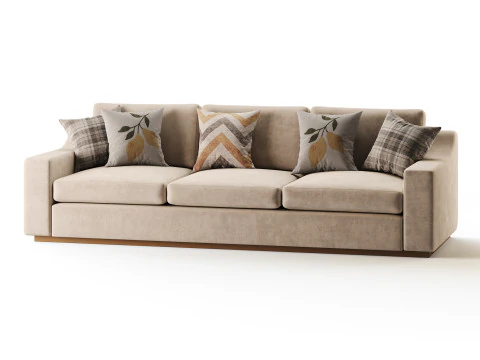 Sofa Ekstra Besar Sutton Model 3D
