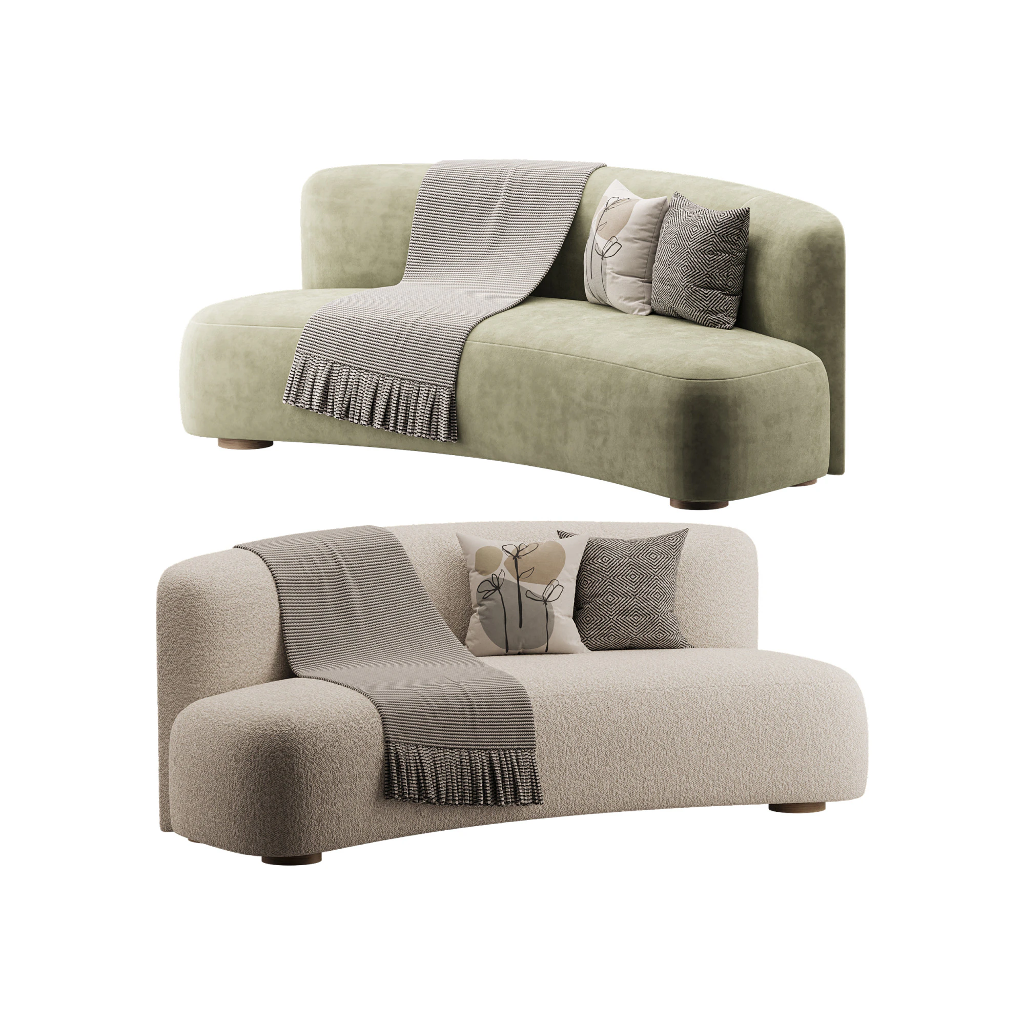 Tor Sofa 3D Model .c4d .max .obj .3ds .fbx .stl .blend 