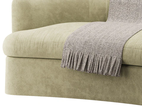 Tor Tailored Sofa 3D Model