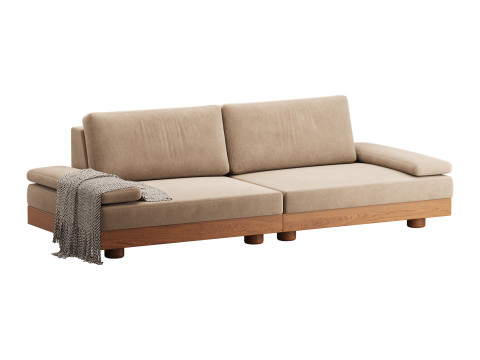Truro Sectional Sofa Modèle 3D