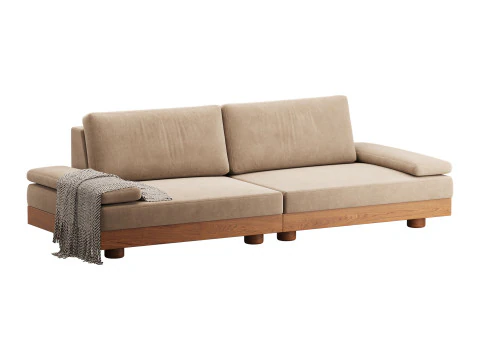 Truro Sectional Sofa 3D Model