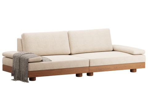 Truro Sectional Sofa Modèle 3D
