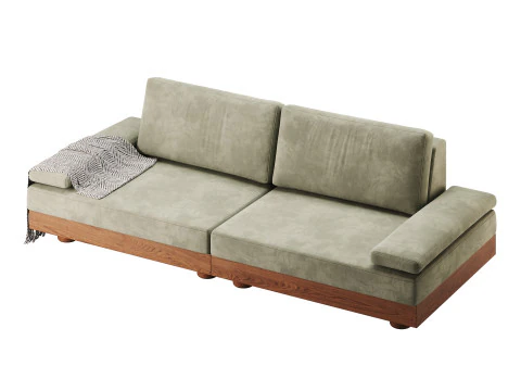 Truro Sectional Sofa 3D Model