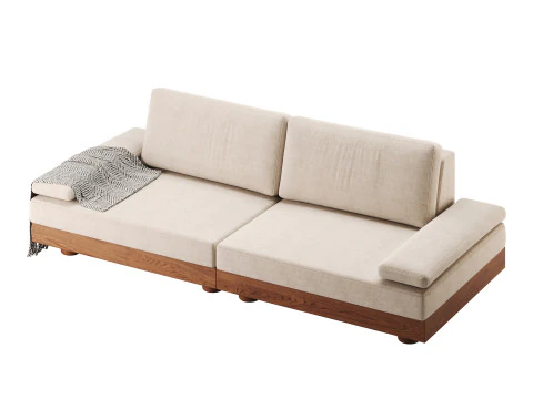 Truro Sectional Sofa 3D Model