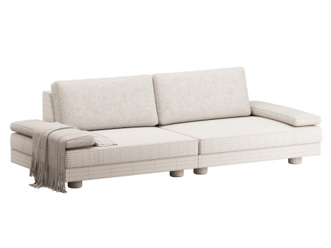 Truro Sectional Sofa Modèle 3D