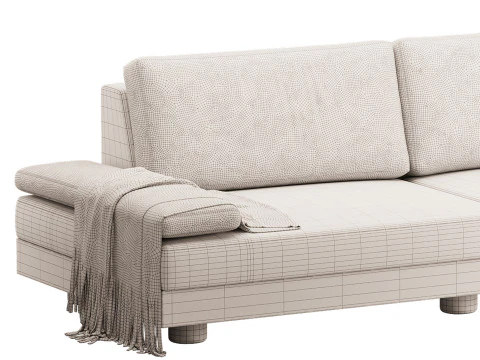 Truro Sectional Sofa 3D Model