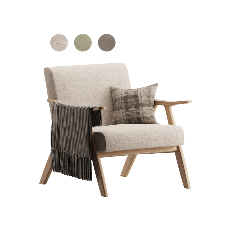 Verona Accent Chair Modelo 3D .c4d .max .obj .3ds .fbx .stl .blend