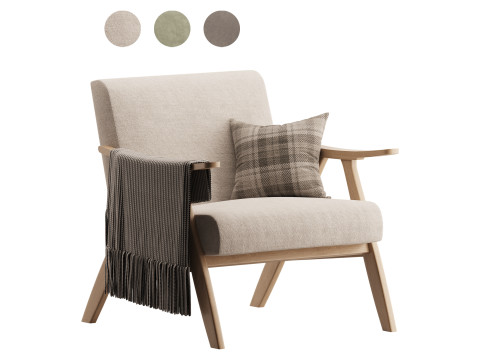 Verona Accent Chair 3Dモデル