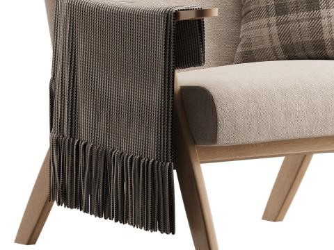 Verona Accent Chair Modelo 3D