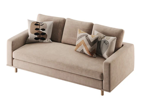 Victoria Sofa 3D Model