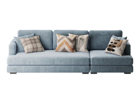 CBD ev basit modern k&uuml;&ccedil;&uuml;k 3D Model