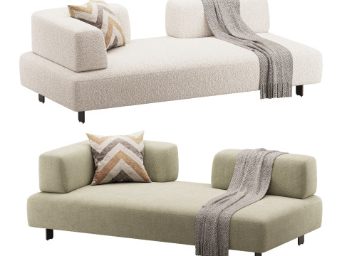 Room Home Hotel Apartment Furniture Cotton Linen Fabric Sofa 3Dモデル