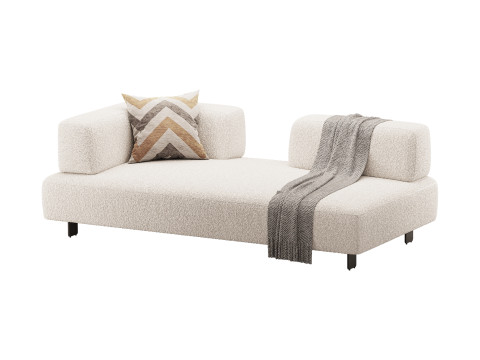 Room Home Hotel Apartment Furniture Cotton Linen Fabric Sofa 3Dモデル