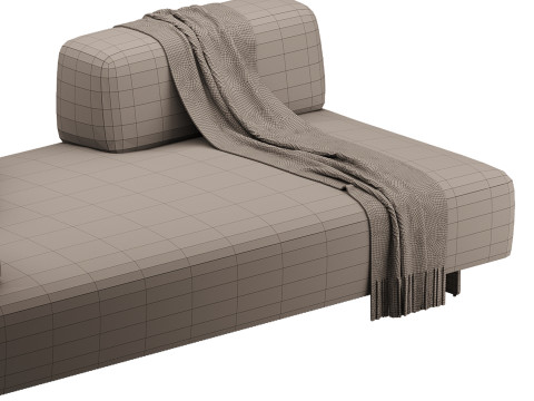Room Home Hotel Apartment Furniture Cotton Linen Fabric Sofa 3Dモデル