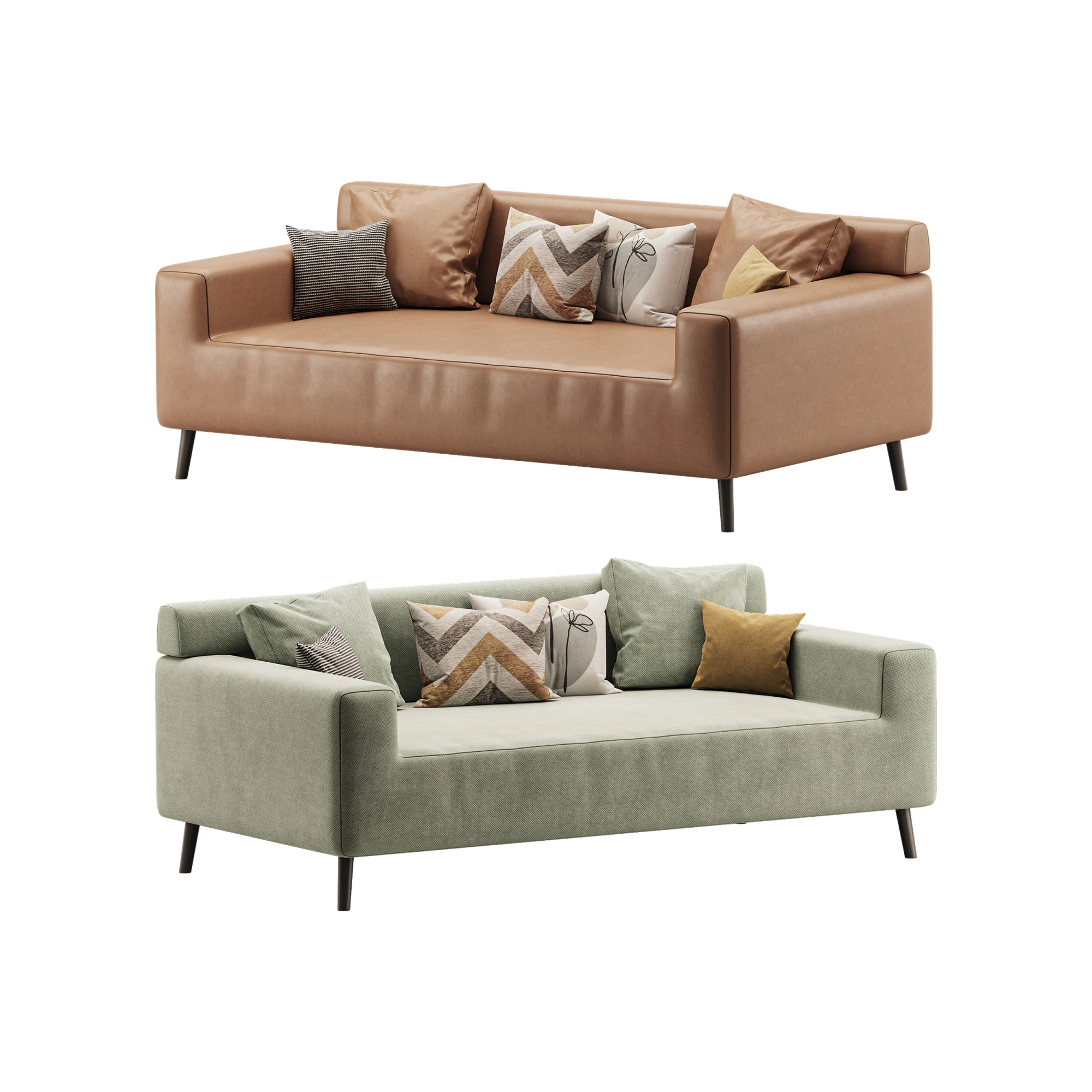 シンプルなナチュラルウッドグレー 3Dモデル .c4d .max .obj .3ds .fbx .stl .blend