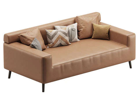 シンプルなナチュラルウッドグレー 3Dモデル