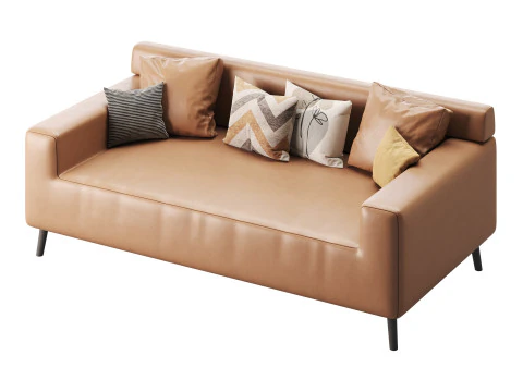 シンプルなナチュラルウッドグレー 3Dモデル